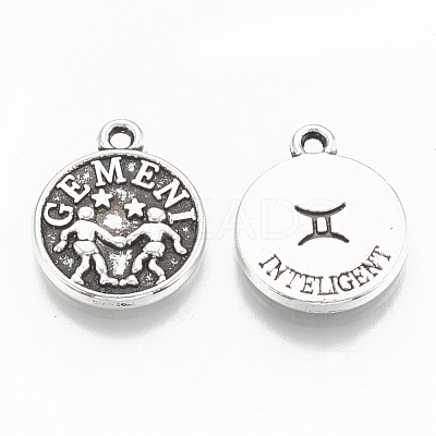 Tibetan Style Alloy Charms TIBE-Q084-05AS-LF-1