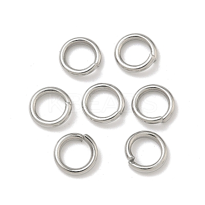 Tarnish Resistant 304 Stainless Steel Open Jump Rings STAS-E067-07-6mm-1
