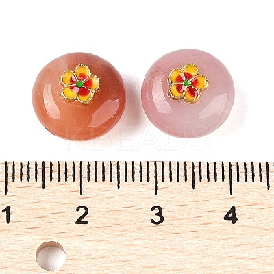 Natural Agate Rondelle Beads G-F773-02-1