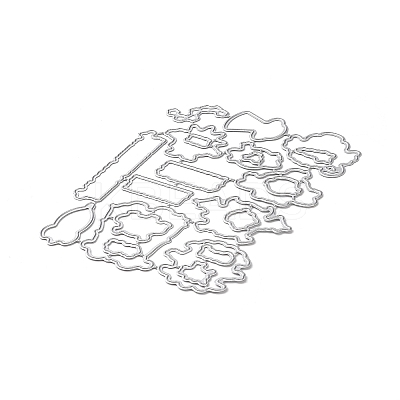Carbon Steel Cutting Dies Stencils DIY-XCP0002-32-1