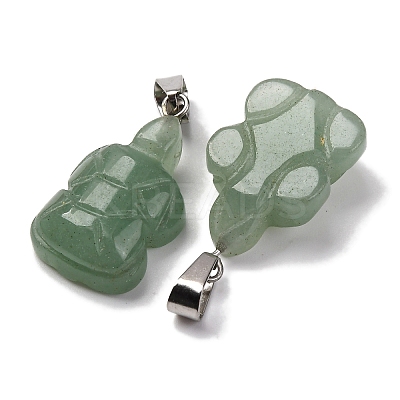 Natural Green Aventurine Pendants G-B127-06P-05-1