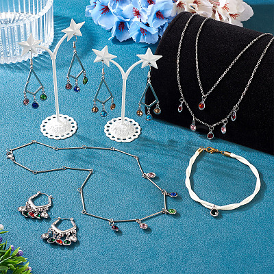20Pcs Faceted Glass Charms RGLA-TADJ0001-01D-1