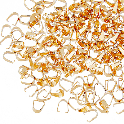 300Pcs 201 Stainless Steel Snap on Bails STAS-HY0001-12-1