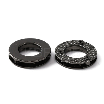 Alloy Grommet Eyelet Findings FIND-WH0145-25C-B-1