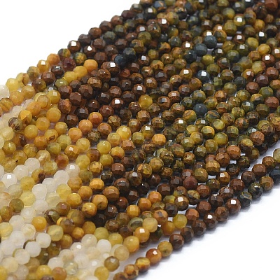 Natural Pietersite Beads Strands G-D0013-23-1