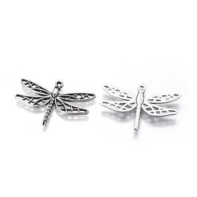 Tibetan Style Alloy Pendants TIBEP-A12-3725-AS-FF-1