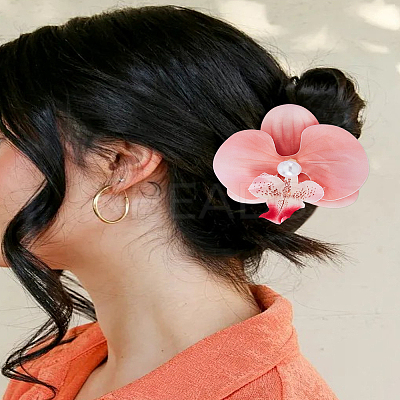 4Pcs 4 Colors Cloth Alligator Hair Clips PHAR-LP0002-32-1
