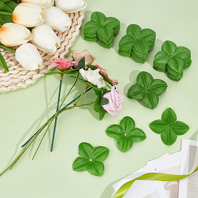 1000Pcs Silk Artificial Leaf AJEW-BC0009-98B-1