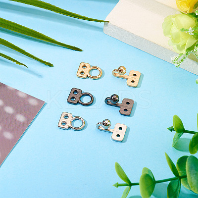 15Sets 3 Colors Alloy Hook and Eye Fasteners DIY-TA0012-27-1