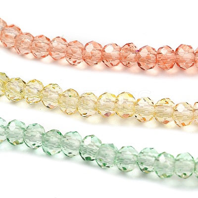 Transparent Painted Glass Beads Strands DGLA-A034-T2mm-A04-1