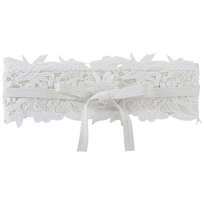 Imitation Leather Wide Chain Belt AJEW-WH20022-83B-1