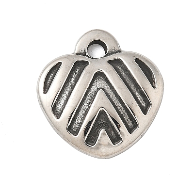 304 Stainless Steel Tibetan Style Pendants STAS-S185-08AS-B-1