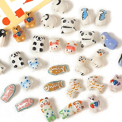 Handmade Porcelain Beads PW-WG9BF07-M-1