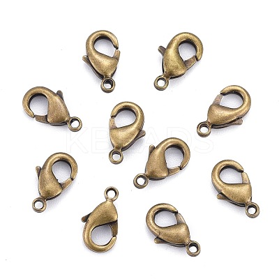 Brass Lobster Claw Clasps KK-901-AB-NF-1