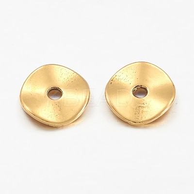 Tibetan Style Alloy Wavy Spacer Beads LS-X-GLF9350Y-1