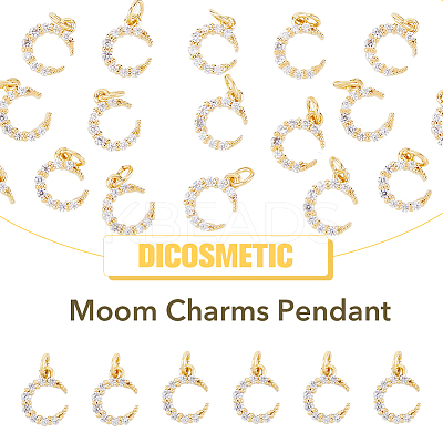 Rack Plating Brass Micro Pave Cubic Zirconia Pendants ZIRC-DC0001-15-1