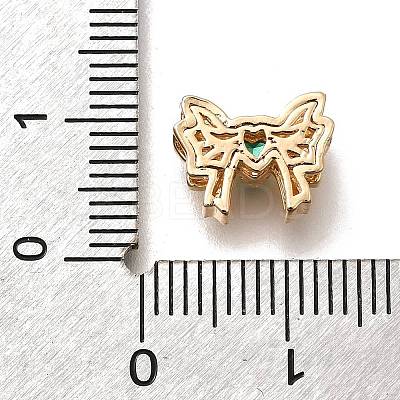 Brass Glass Beads KK-M318-41G-02-1