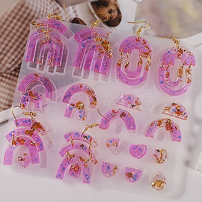 DIY Pendant Silicone Molds DIY-G091-03C-1