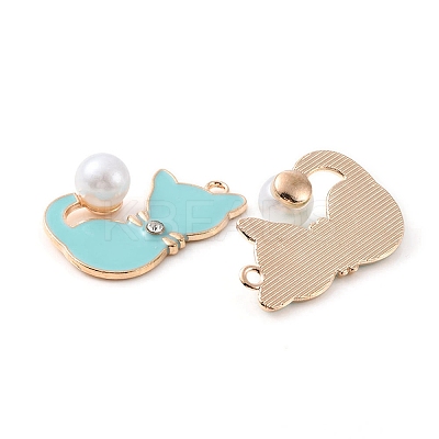 Alloy Enamel Pendants ENAM-YW0002-59-1