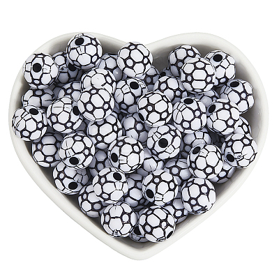 200Pcs Acrylic Beads OACR-SP0001-62-1