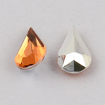 Garment Accessories Pointed Back Taiwan Acrylic Rhinestone Cabochons ACRT-M001-8x13mm-M-1