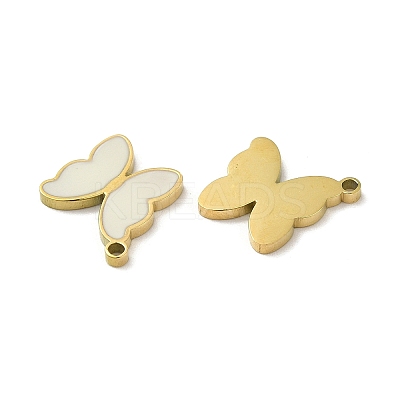 Ion Plating(IP) 316L Surgical Stainless Steel Charms STAS-D035-06G-02-1