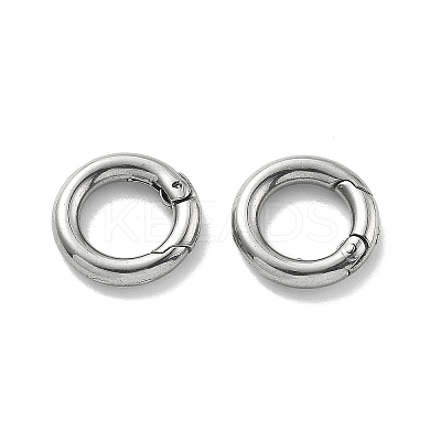 304 Stainless Steel Spring Gate Clasp Findings STAS-B082-05C-P-1