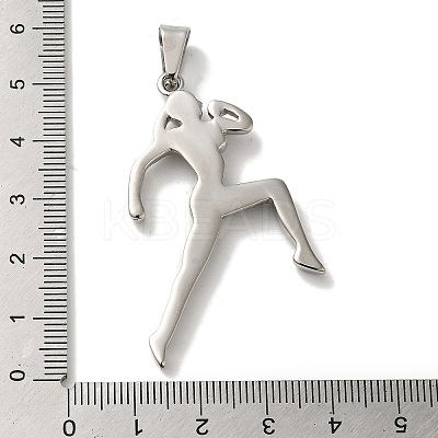 Non-Tarnish Hip Hop Fitness 316L Surgical Stainless Steel Pendants STAS-H194-01P-01-1