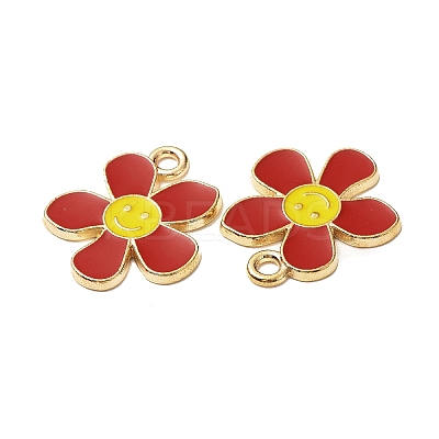 Alloy Enamel Pendants ENAM-C009-01G-04-1