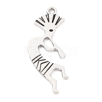 Tibetan Style Alloy Pendants TIBEP-R304-010AS-LF-1