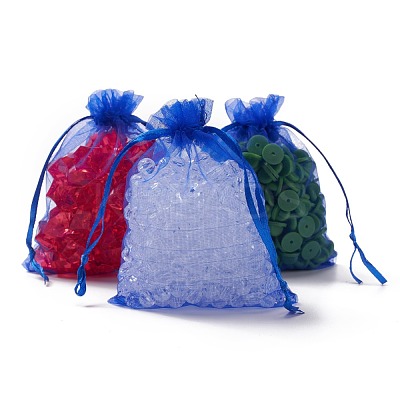 Organza Gift Bags with Drawstring OP-R016-9x12cm-10-1