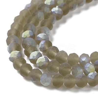 Transparent Glass Beads Strands EGLA-A034-T4mm-MB16-1