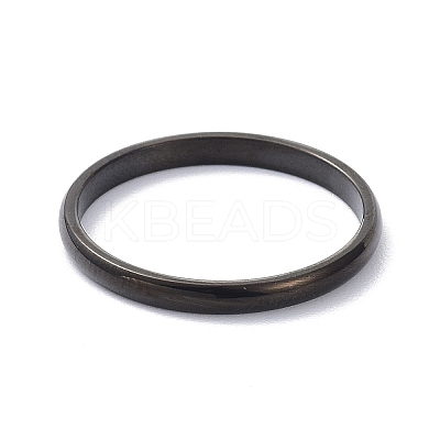2mm Polished Plain Dome Finger Ring for Girl Women RJEW-C012-05A-EB-1