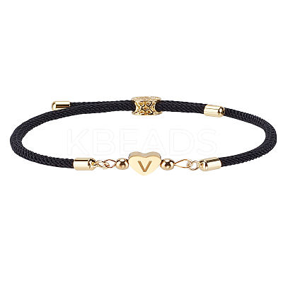 1Pc Adjustable Nylon Cord Bracelets for Women Men BJEW-LP0001-30V-1