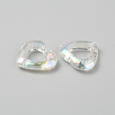 Plating Acrylic Beads LS-MACR-WH0010-20A-03-1