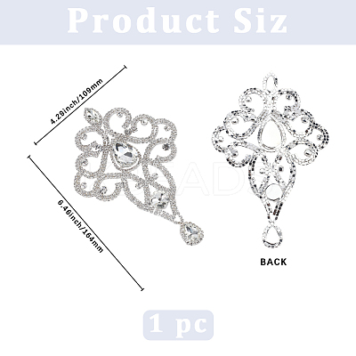 Plastic & Resin Rhinestone Sewing Decorate DIY-WH20032-32S-01-1