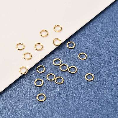 Brass Open Jump Rings X-KK-F824-108B-G-1