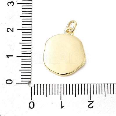 Brass Pendants KK-D105-08F-G-1