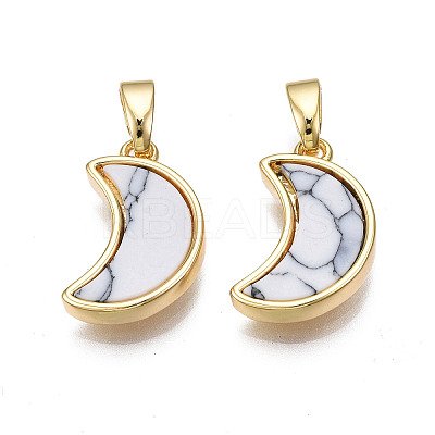 Real 18K Gold Plated Brass Pendants KK-N233-170A-01A-1