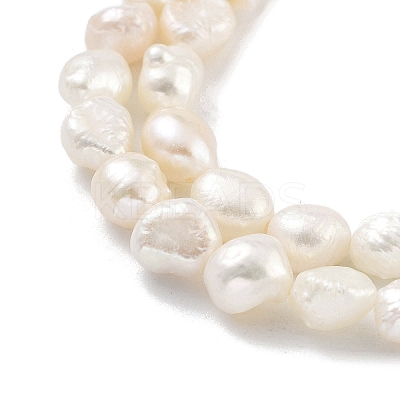 Natural Cultured Freshwater Pearl Beads Strands PEAR-P062-24A-1