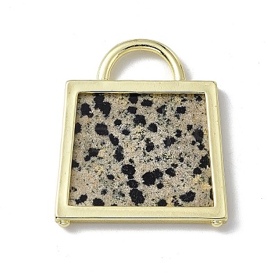 Natural Dalmatian Jasper Pendants G-G977-04G-04-1