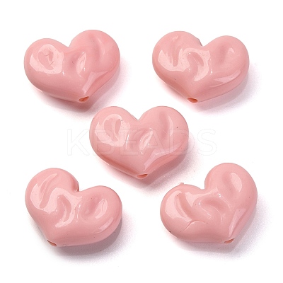 Opaque Acrylic Beads X-OACR-Z013-33F-1