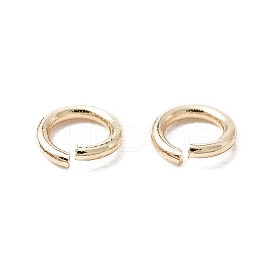 Brass Open Jump Rings X-KK-WH0060-01A-G-1