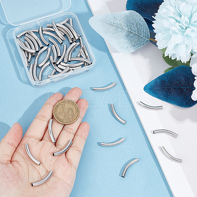 50Pcs 201 Stainless Steel Beads STAS-UN0046-56-1