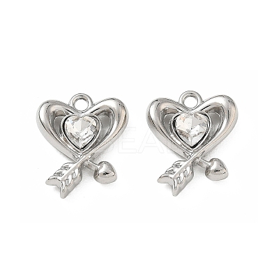 Alloy Rhinestone Pendants RB-CBA7D90-02P-1