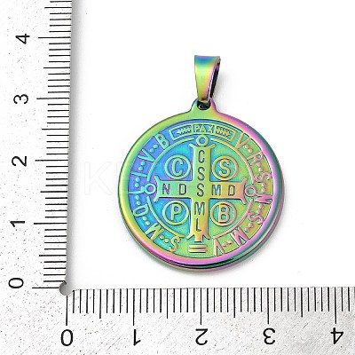 Ion Plating(IP) 304 Stainless Steel Pendants STAS-A053-24B-M-1
