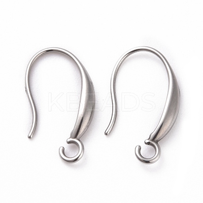 Tarnish Resistant 304 Stainless Steel Earring Hooks STAS-E017-01P-1