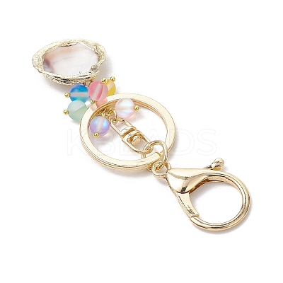 4Pcs Alloy Shell Keychains KEYC-JKC01206-1