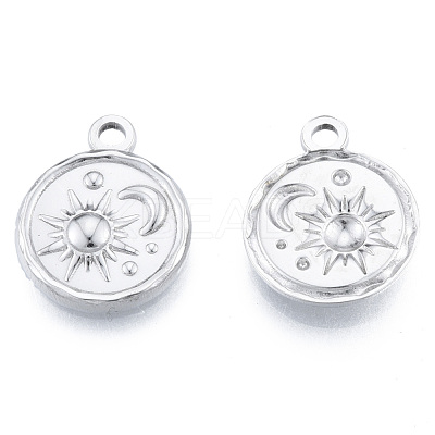 Non-Tarnish 201 Stainless Steel Pendants STAS-N098-182P-1
