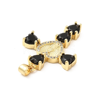 Rack Plating Brass Pendants KK-D087-14G-1